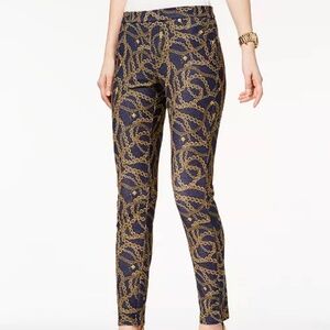 NWT MICHAEL Michael Kors Petite Chain-Print Leggings- Petite M